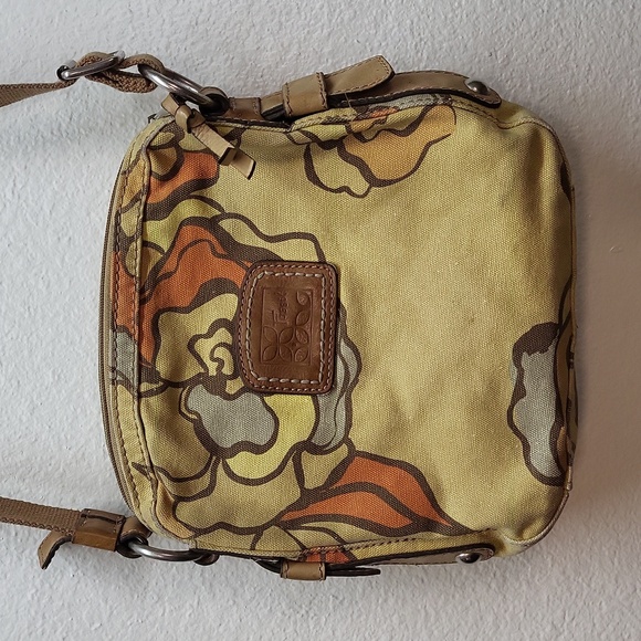 Fossil Canvas Floral Crossover Bag - Picture 2 of 14